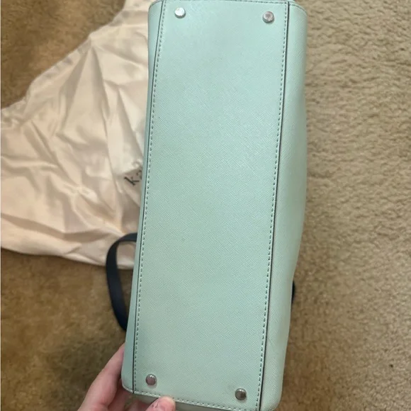 Kate Spade Mint and White Tote Bag - Picture 3 of 7